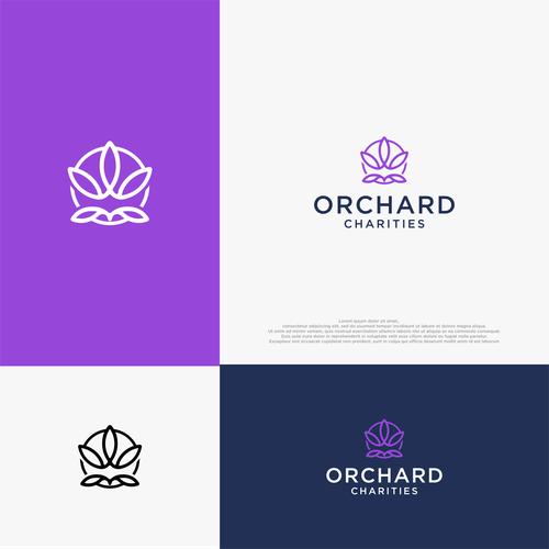 Local charity logo representing doing good Design by L A T O