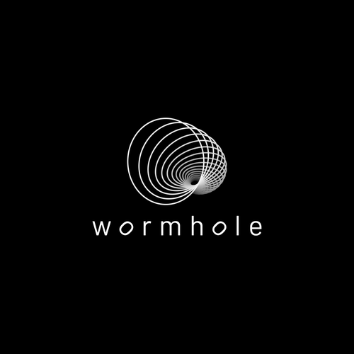 Wormhole Protocol Logo Design-ontwerp door notarck