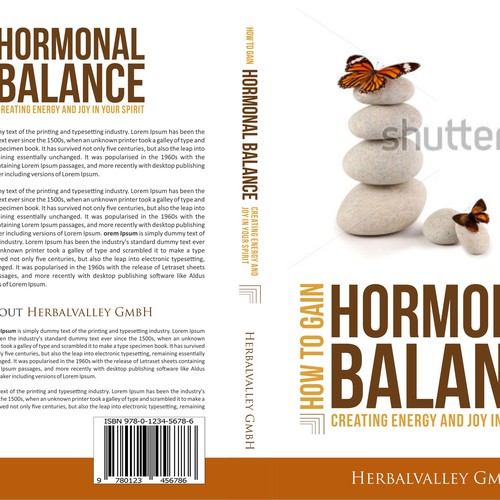 Cover Design for an Amazon Bestseller!Book Title "How to gain Hormonal
Balance" book Subtitle " Creating energy and joy  Design by 9 Green Studio