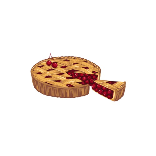 コンペ「Have a slice of tasty pie」のデザイン by HannaSymoさん 