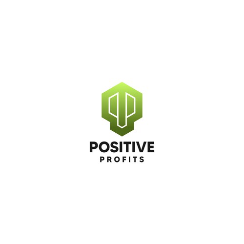 Positive Profits Logo Design by InfiniDesign