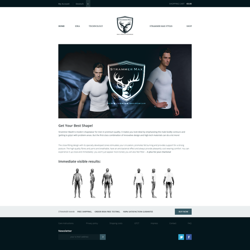 Web page design contest entry by Oskar Gdaniec ☻