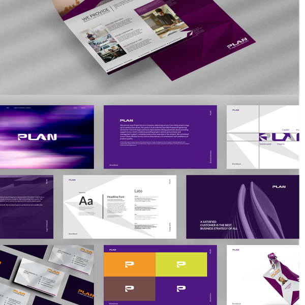 Brand Identity Package Design for PLAN