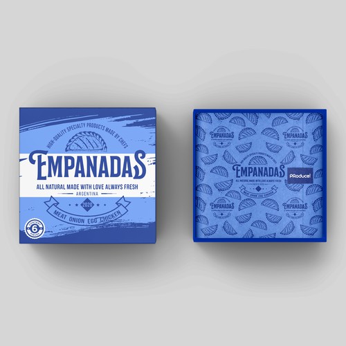 Empanada Box Design by Gustavo RV