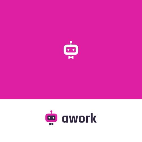 New logo for AI-based productivity software "awork" Diseño de Angela Cuellar