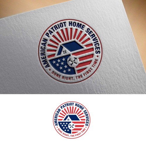 Design a unique, patriotic logo for a patriotic company serving patriotic communities! Design by baiqnuril