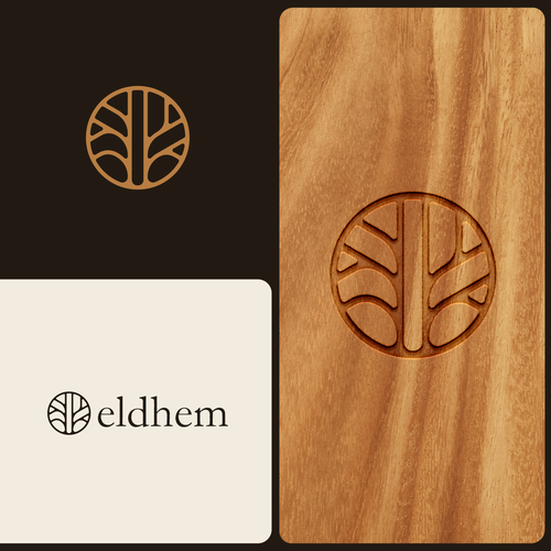 "Design a warm, Nordic-inspired logo for Eldhem — a premium retail kitchenware brand" winning Web page design