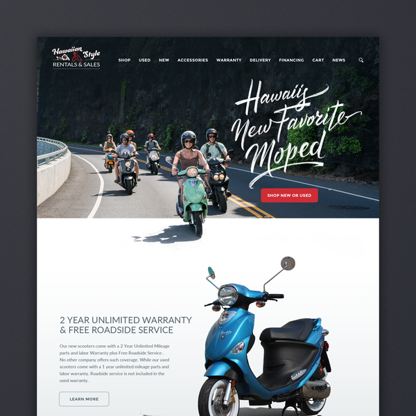 Scooter Sales Site