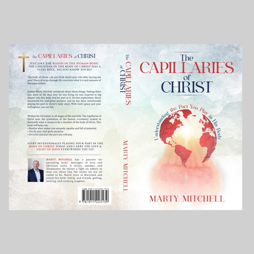 Create a Religious nonfiction book cover on the body of Christ (the Church). Design by Omar-chadli