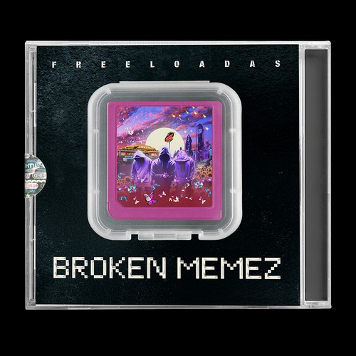 The Decay of America Except it's Hilarious and Aesthetic. (Broken Memes Album Cover)-ontwerp door Dara Kan