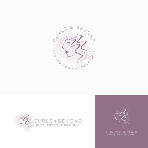 Logo for curly hair brand-ontwerp door GinaLó