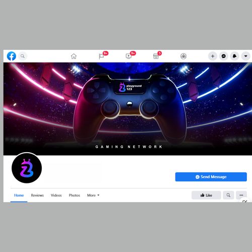 Facebook cover for a free games website Design réalisé par CREATIVE NINJA ✅