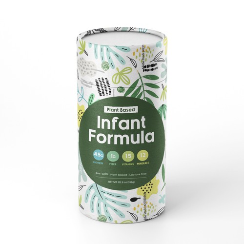 Hembal Plant Based Infant Formula Product Packaging Contest Designs