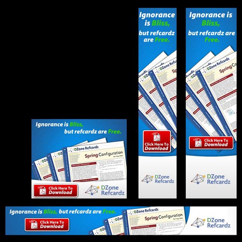 Banner Designs for Popular PDF Cheat Sheets Réalisé par hashWednesday