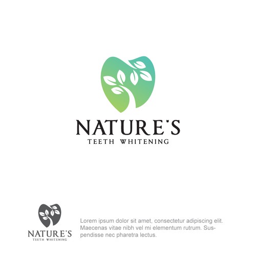 Nature's Teeth Whitening - Needs a Natural Company Logo Design by hasnagraphics