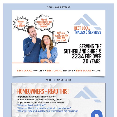 Design a Powerful New Flyer for Best Local Trades & Services Design by Muhammad Shahrooz
