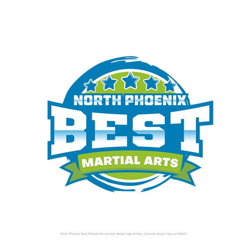 North Phoenix Best Martial Arts school logo-ontwerp door mob23