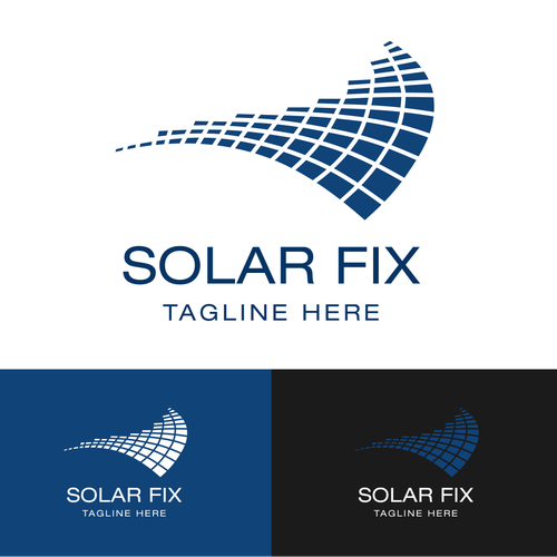 Diseño de help us reveal the newest face of the solar repair industry - SolarFix de Ezoza_dsgnr