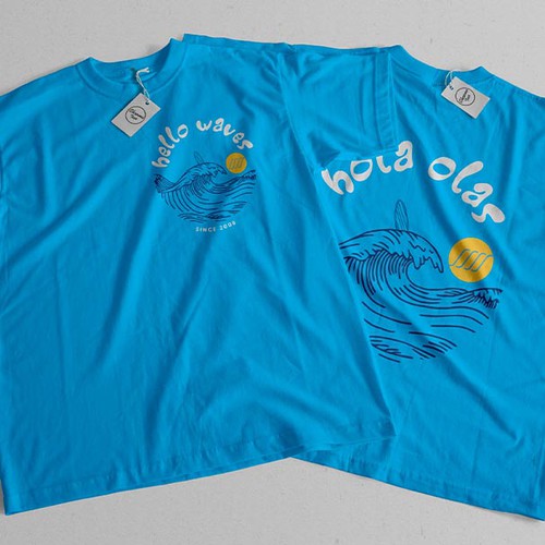 Hola Olas tee Design by RohaanKhan