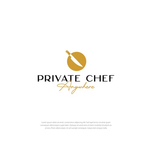 Logo for private chef platform Design by jn7_85