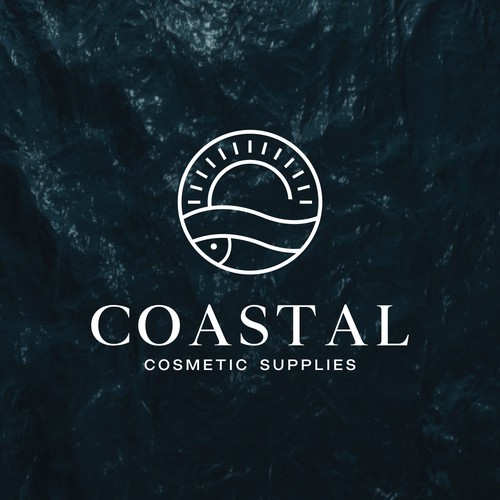 Coastal Cosmetic Supplies Logo/Branding Design by Monk Brand Design