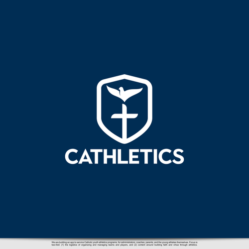 App branding: Christian Faith + Youth Athletics Design by DC | DesignBr