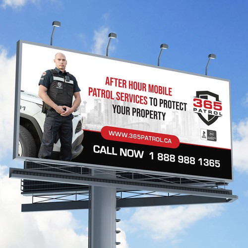 I need a billboard design for a Security Guard Company Design by Budiarto ™