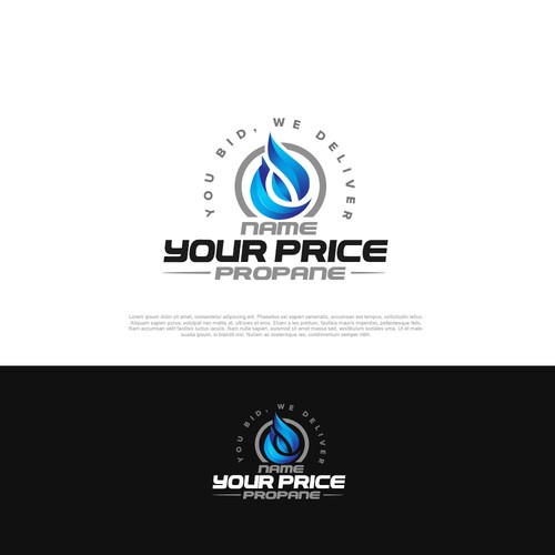 we need a design that will grab the eye for ordering propane and propane pricing. Diseño de pixelgrapiks
