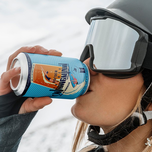 Momentum Brewery – Craft Can Packaging & Illustration for Non-Alcoholic Beer