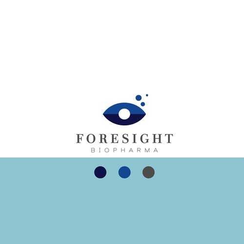 Biotechnology Company Logo Project: Foresight Biopharma Design by Mayartistic