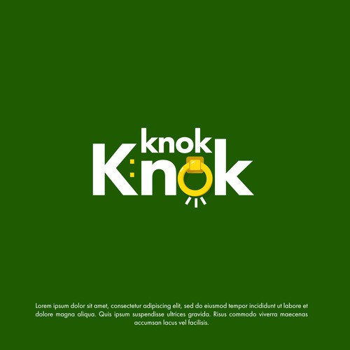 New Social Property Search App Logo NEEDED! Knok Knok Design by Nassim Ahmadi