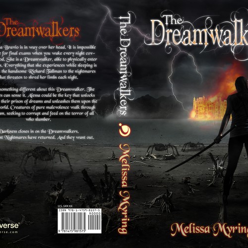 Melissa Myring needs a book cover for a fantasy novel Design by Chameleonstudio74