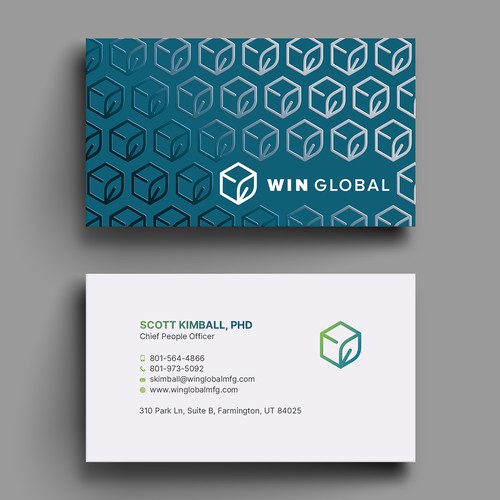 WIN Global Business Card Design Réalisé par Hasanssin