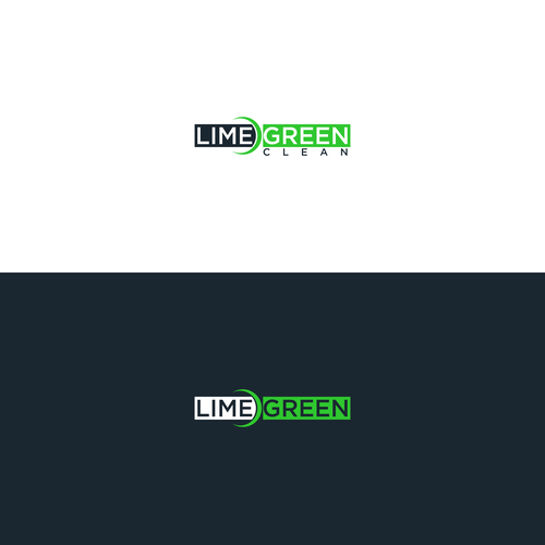 Lime Green Clean Logo and Branding Diseño de Clororius