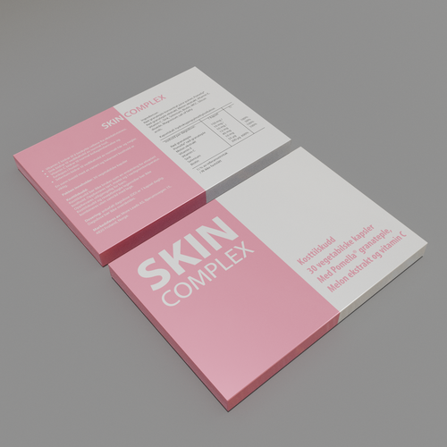 Box design for a advanced skin care supplement Design by i•d•a•d
