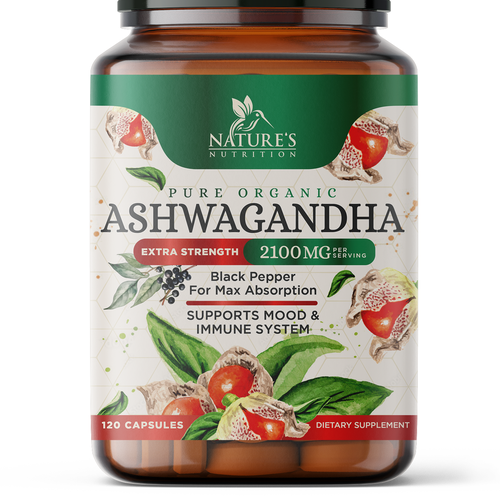 Ashwagandha Design Needed for Nature's Nutrition Design by artiss03