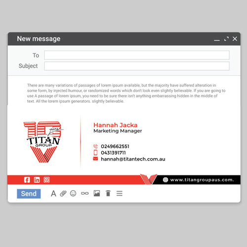 Update my Email Signature x 2 for Group of Companies | Logos Supplied! Design by Mindshift Design