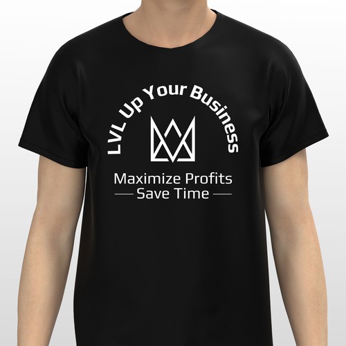 コンペ「New Shirt Design for LVL Up Imaging」のデザイン by ♛ AHSANさん 