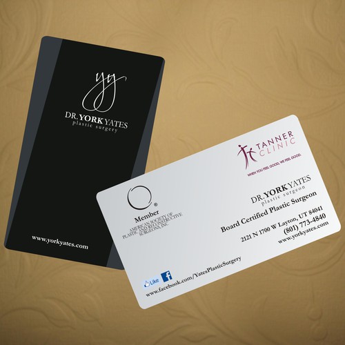 Dr. York Yates Plastic Surgery - business card Design by Gaurav Matta