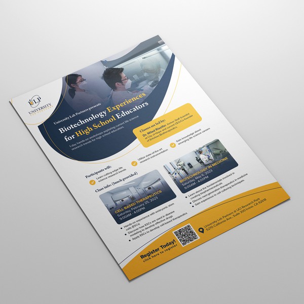 Teacher Development Science Flyer