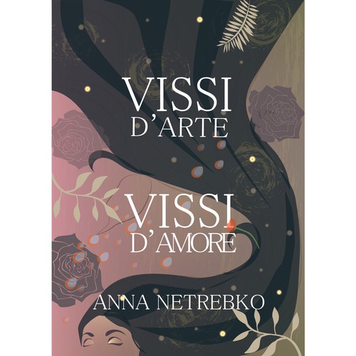 Illustrate a key visual to promote Anna Netrebko’s new album Réalisé par UNK Designs