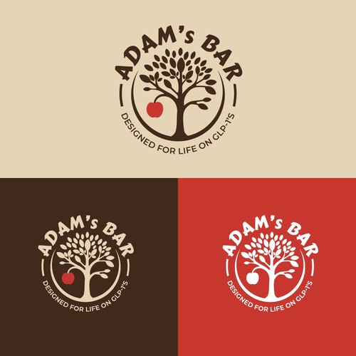 Adams Bar - Nutrition Bar for GLP1 patients Design by line2code
