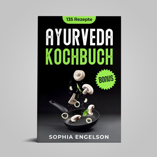 Book-Cover for Ayurveda Cookbook - Cover für Ayurveda Kochbuch Design by Yna