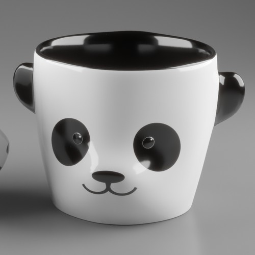 Design a unique and innovative panda mug, 3D contest