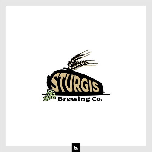 Sturgis Brewery Logo Design Design by humbl.