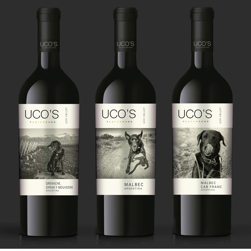 Create a modern wine label for Uco's Playground (Mendoza, Argentina) デザイン by The Kings Jewels