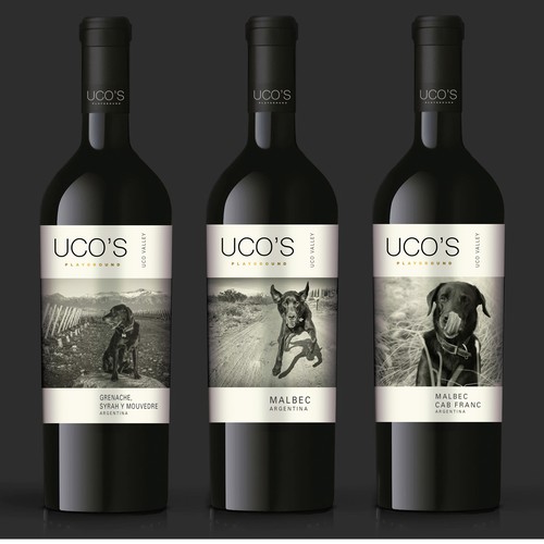 Create a modern wine label for Uco's Playground (Mendoza, Argentina) Design by The Kings Jewels