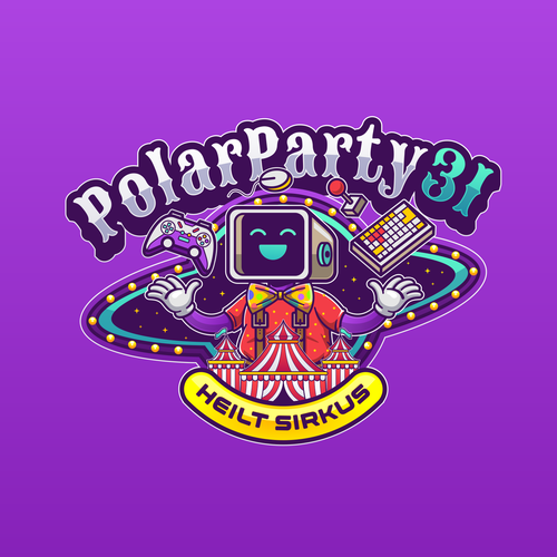 Logo for computer party-ontwerp door bayuRIP