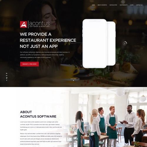 Web page design contest entry by WebBox