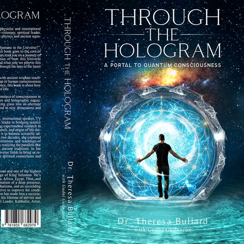 Futuristic Book Cover Design for Science & Spirituality Genre Réalisé par H-Izz Design